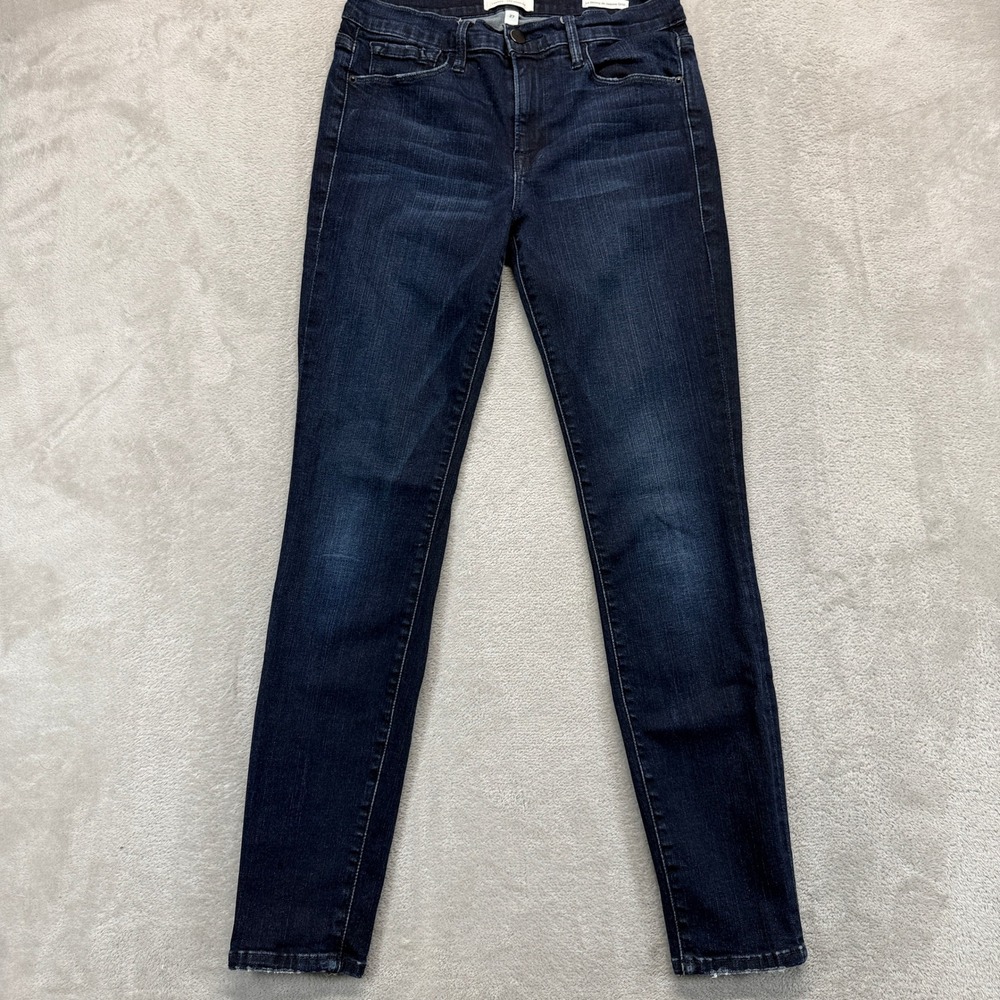 Frame Denim Women’s Skinny Jeans in Dark Indigo